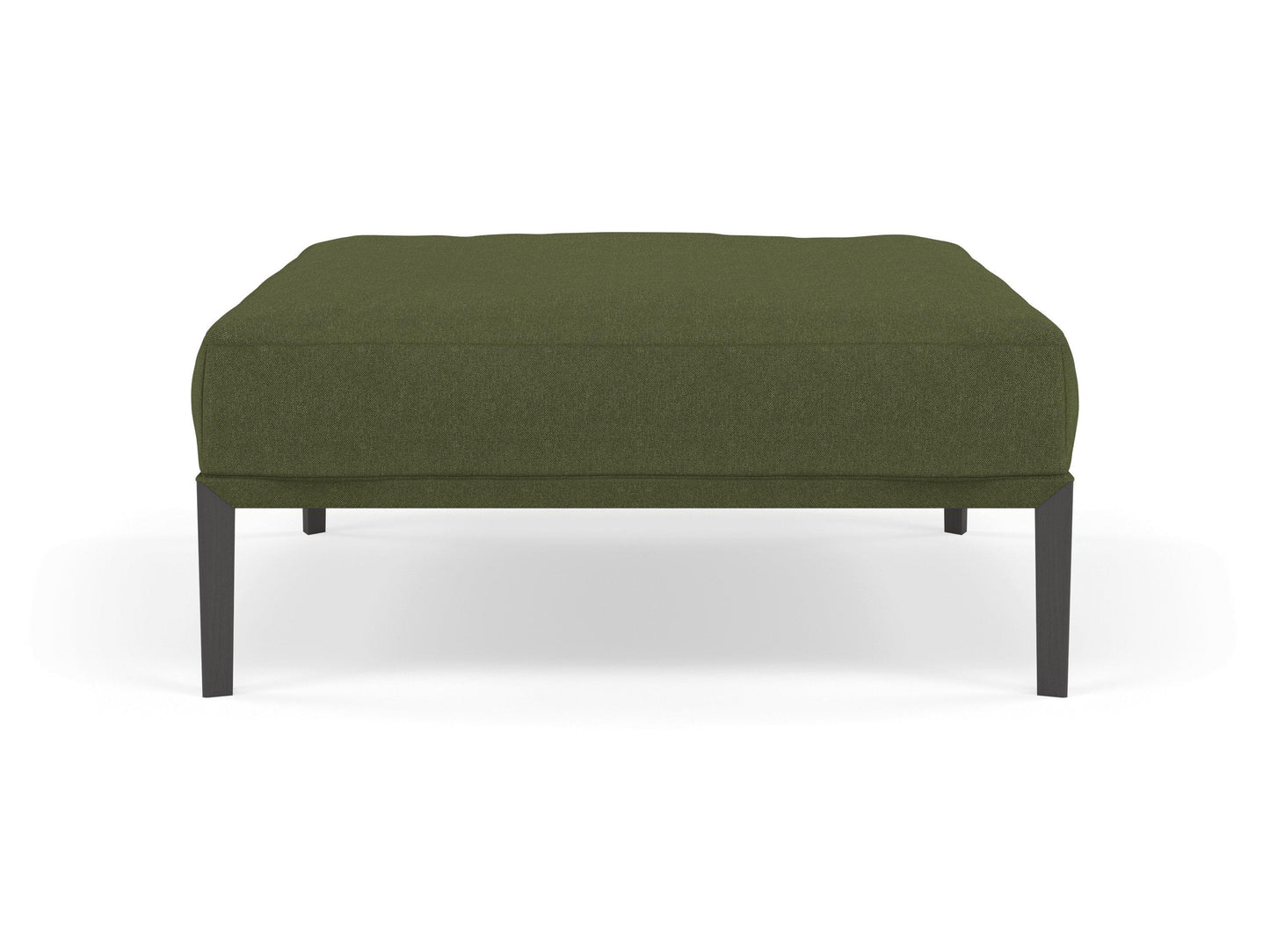 Modern Pouffe Footstools Ottomans Square Seat 103x103cm in Seaweed Green Fabric-Distinct Designs (London) Ltd