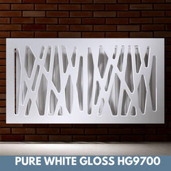 Stunning Removable Radiator Heater Cover with Futuristic GEO Design in HIGH GLOSS Finish & Colours-Distinct Designs (London) Ltd