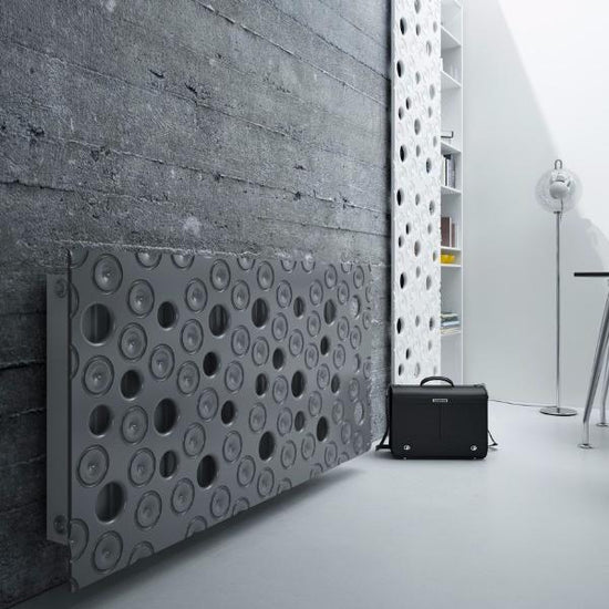 Made to order Designer Removable Radiator Cover in modern MOON Design ...