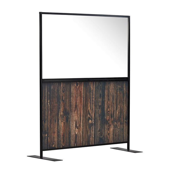 Floor Standing Hospitality Partition Screen 6 feet Infection Barrier Social Distancing Divider Panel-H185xW150cm-Distinct Designs (London) Ltd