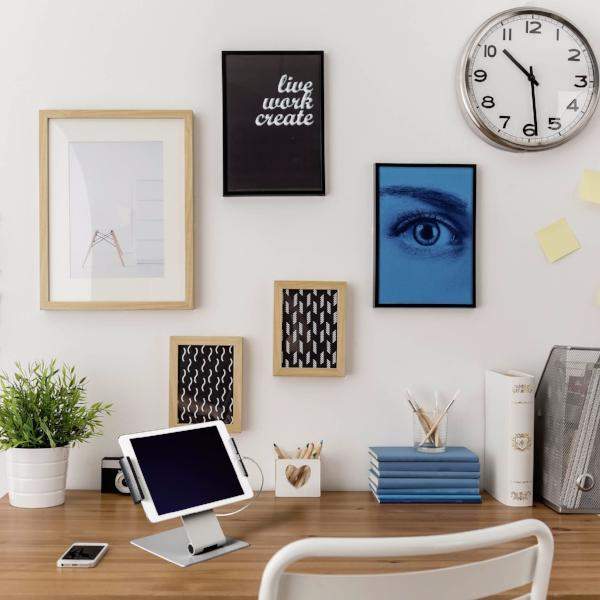 Premium Quality Aluminium Desk Tabletop Stand with Adjustable 360° Rotatable Tablet Holder for 7-13"-Distinct Designs (London) Ltd