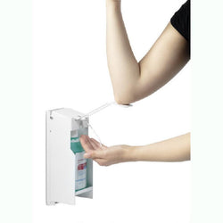 Infection Control Hand Sanitiser Disinfectant Dispenser Wall Fixed Unit Hands Free Dispensing Station-Wall Mounted-Distinct Designs (London) Ltd