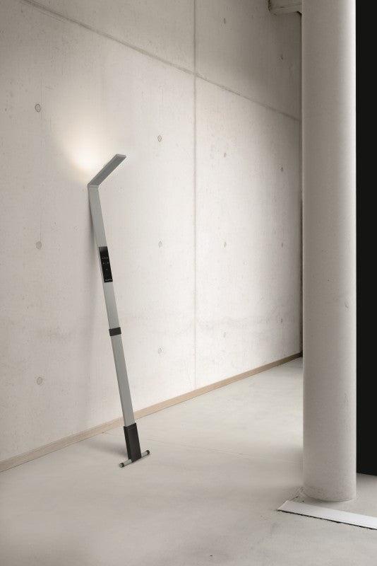 Portable Wire-Free Leaning Floor Lamp Flexible Mobile LED Light-Grey-Distinct Designs (London) Ltd