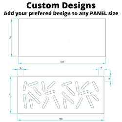 ADD ON LINE: Custom Design for your Modern Removable Panel Radiator Heater Cover-CUSTOM DESIGN-Distinct Designs (London) Ltd
