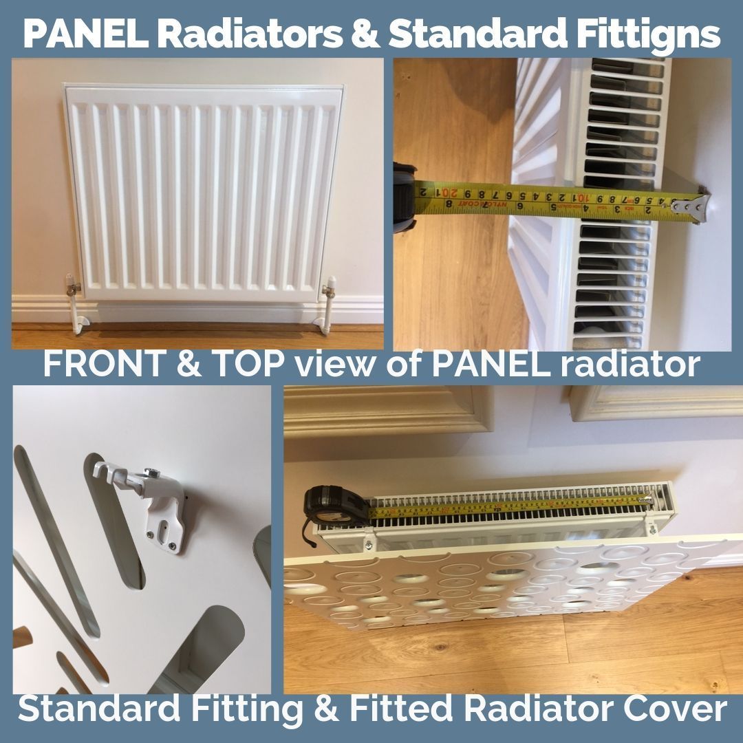 Bespoke Radiator Heater Cover with geometric SATURN Design SATIN MATT Finish-Distinct Designs (London) Ltd