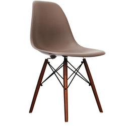 Distinct Classic Mid-Century Design Dining Office Sand Chair with choice of braced Wooden Legs-Distinct Designs (London) Ltd