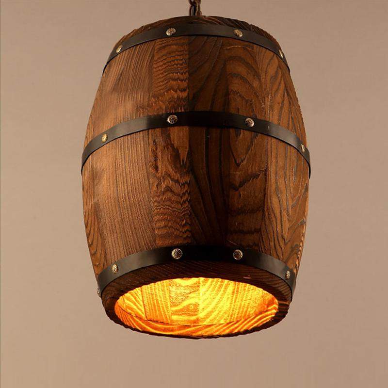 Wine Barrel Hanging Fixture Ceiling Pendant for Traditional Style Country Interior-Distinct Designs (London) Ltd