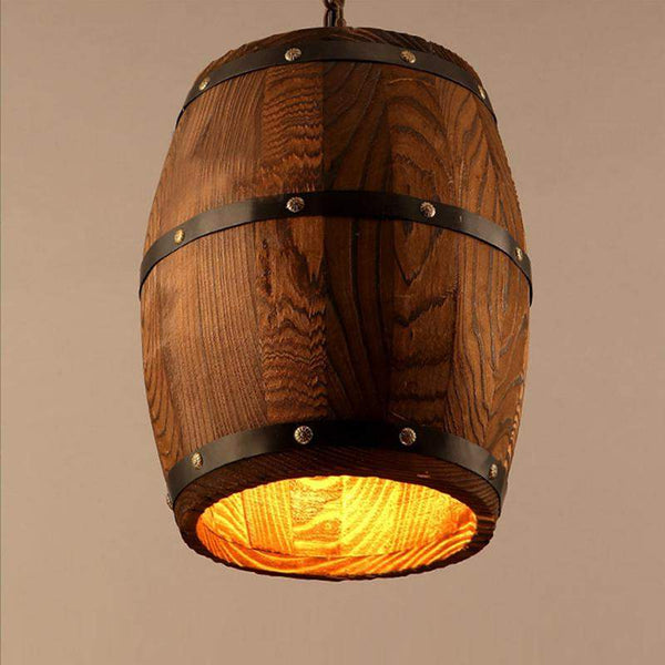 Wine Barrel Hanging Fixture Ceiling Pendant for Traditional Style Country Interior-Distinct Designs (London) Ltd