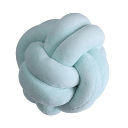Decorative Pillows Cushions Handmade Knotted 18cm diameter ball shape-Duck Egg-Distinct Designs (London) Ltd